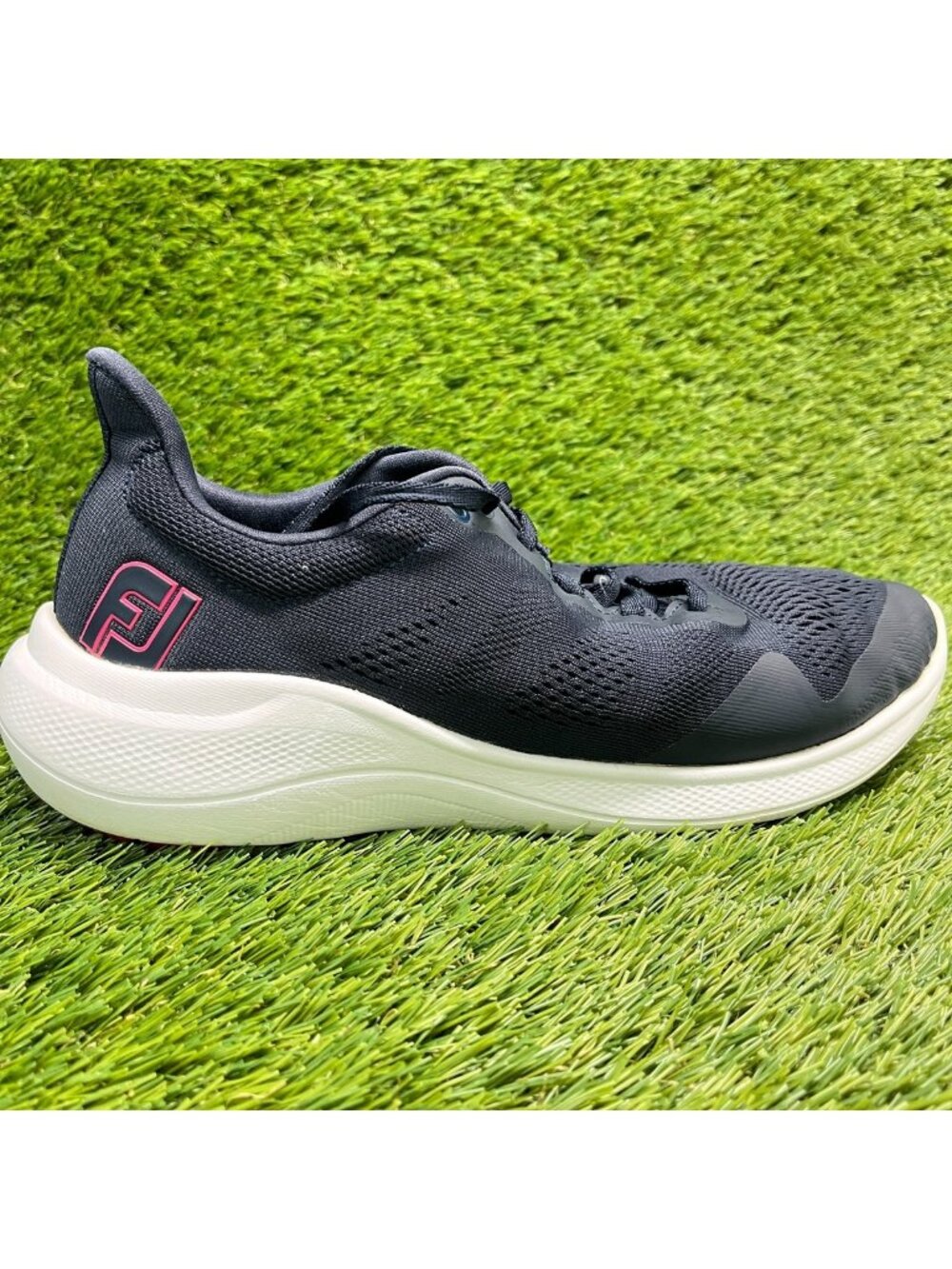 FootJoy Flex Womens Size 8.5 Blue White Pink Athletic Spikeless Golf Shoes
